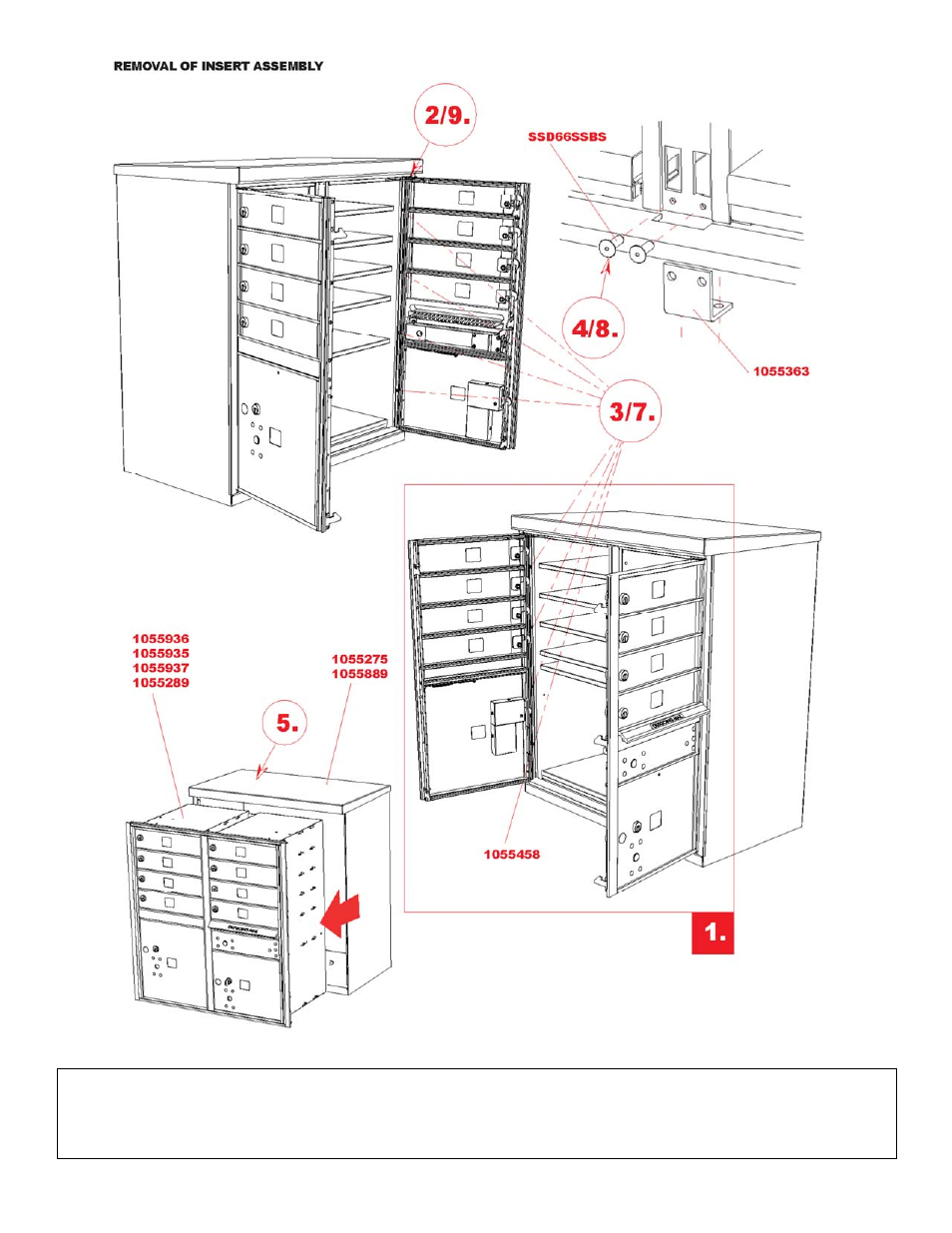 Salsbury industries | Salsbury Industries 3313 Cluster Box Units Maintenance User Manual | Page 7 / 41