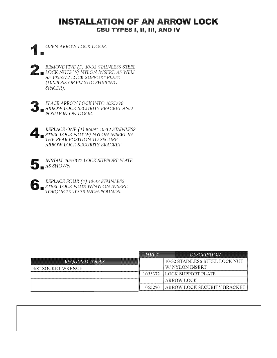 Salsbury industries | Salsbury Industries 3313R Regency Decorative CBU User Manual | Page 6 / 11