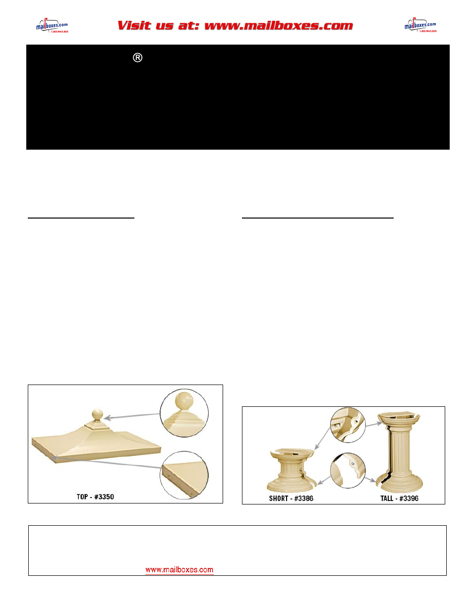 Salsbury Industries 3350 Decorative Top User Manual | 1 page