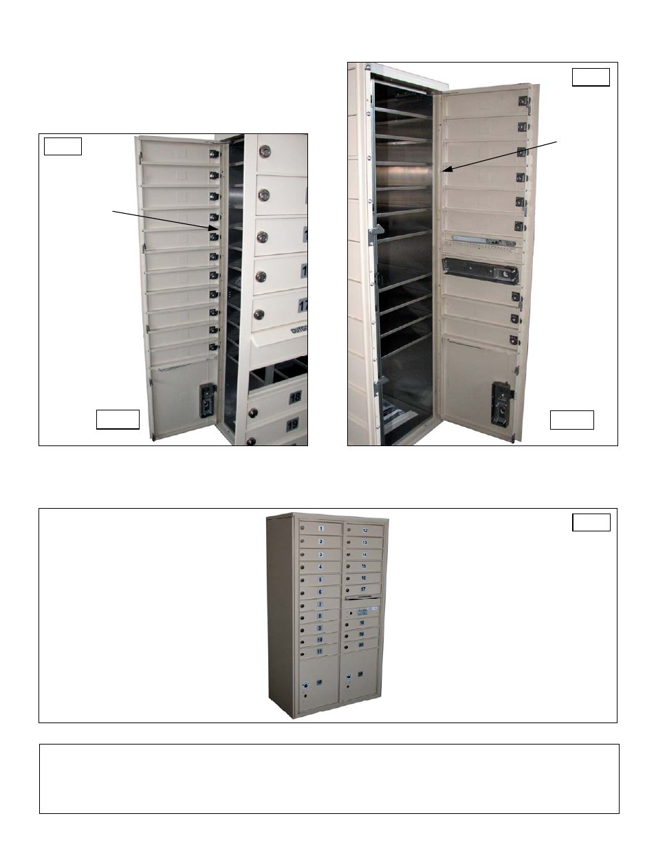 Salsbury industries | Salsbury Industries 3800 Surface Mount Enclosures For 3700 Series 4C Front Loading Horizontal Mailboxes User Manual | Page 3 / 3