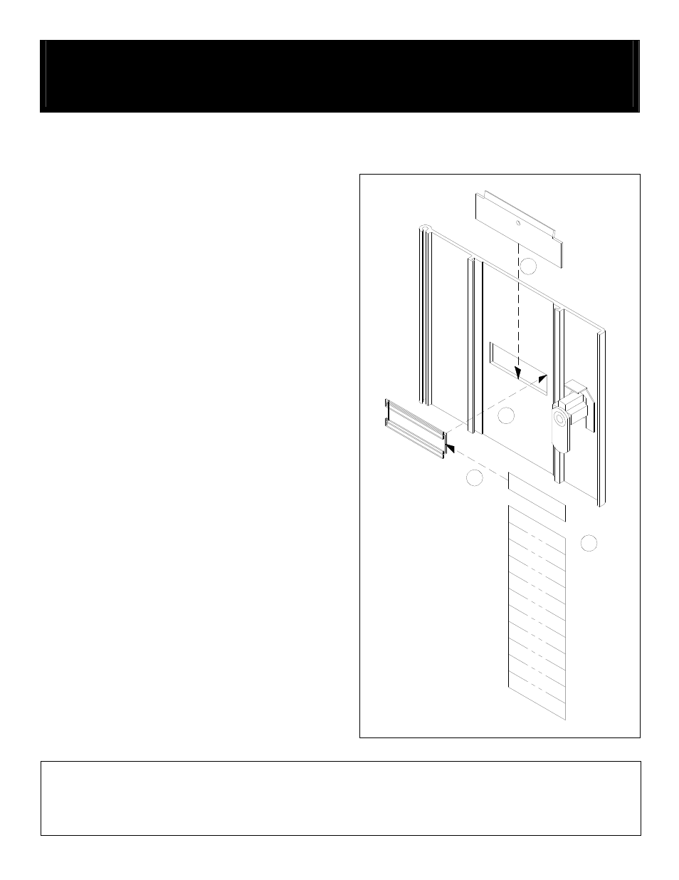 3600_flp4_rev07, 4b+ horizontal mailboxes – 3600 series, Front loading installation instructions | Installation of identification window | Salsbury Industries 3600 Series 4B+ Horizontal Mailboxes FRONT LOADING User Manual | Page 4 / 4
