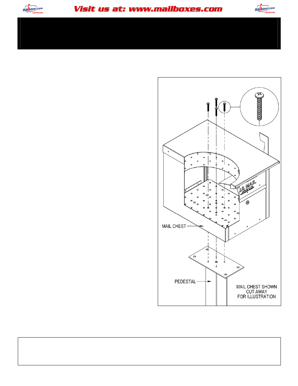 Salsbury Industries 4350 Mail Chests Pedestal Mounted User Manual | 8 pages