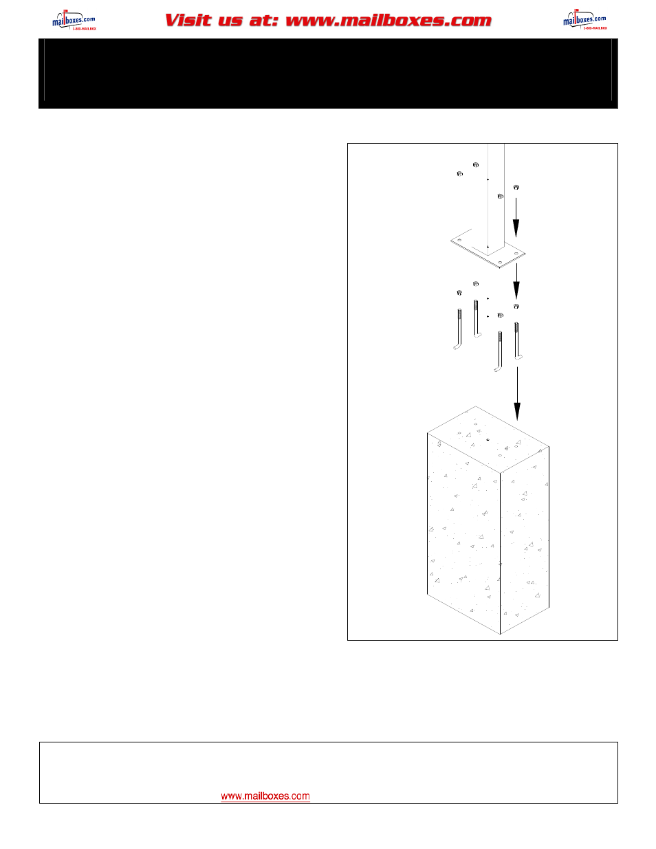 Salsbury Industries Pedestal Mounting Kit User Manual | 1 page