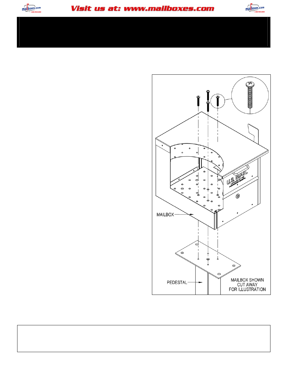 Salsbury Industries 4325 Roadside Mailboxes Pedestal Mounted User Manual | 13 pages