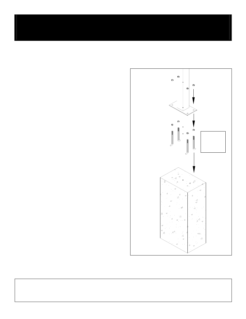 13_post06_4325d_boltpost_rev_03, Designer roadside mailboxes – 4325d | Salsbury Industries 4325D Designer Roadside Mailboxes Pedestal Mounted User Manual | Page 13 / 13