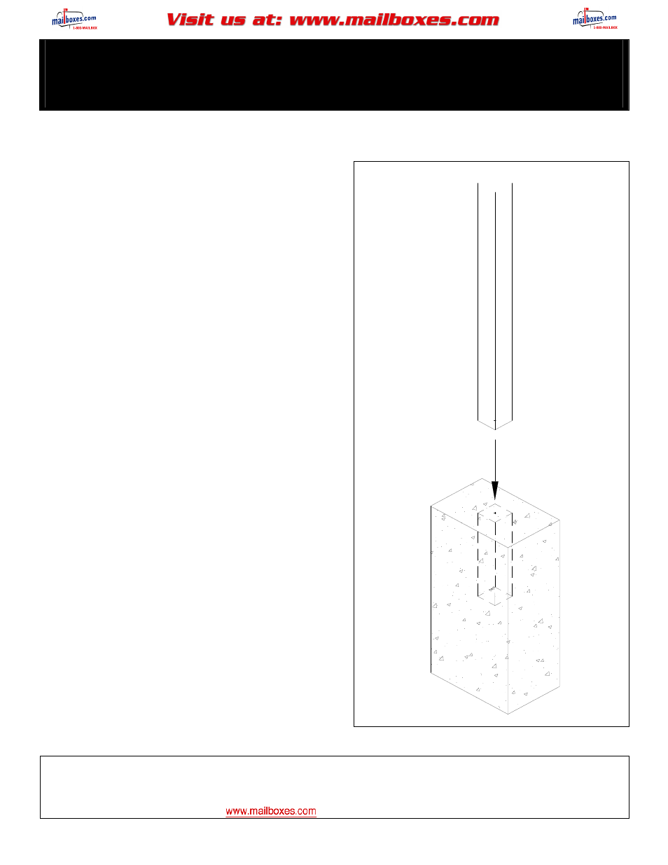 Salsbury Industries 4325D Designer Roadside Mailboxes In-Ground Mounted Pedestal or Post User Manual | 1 page