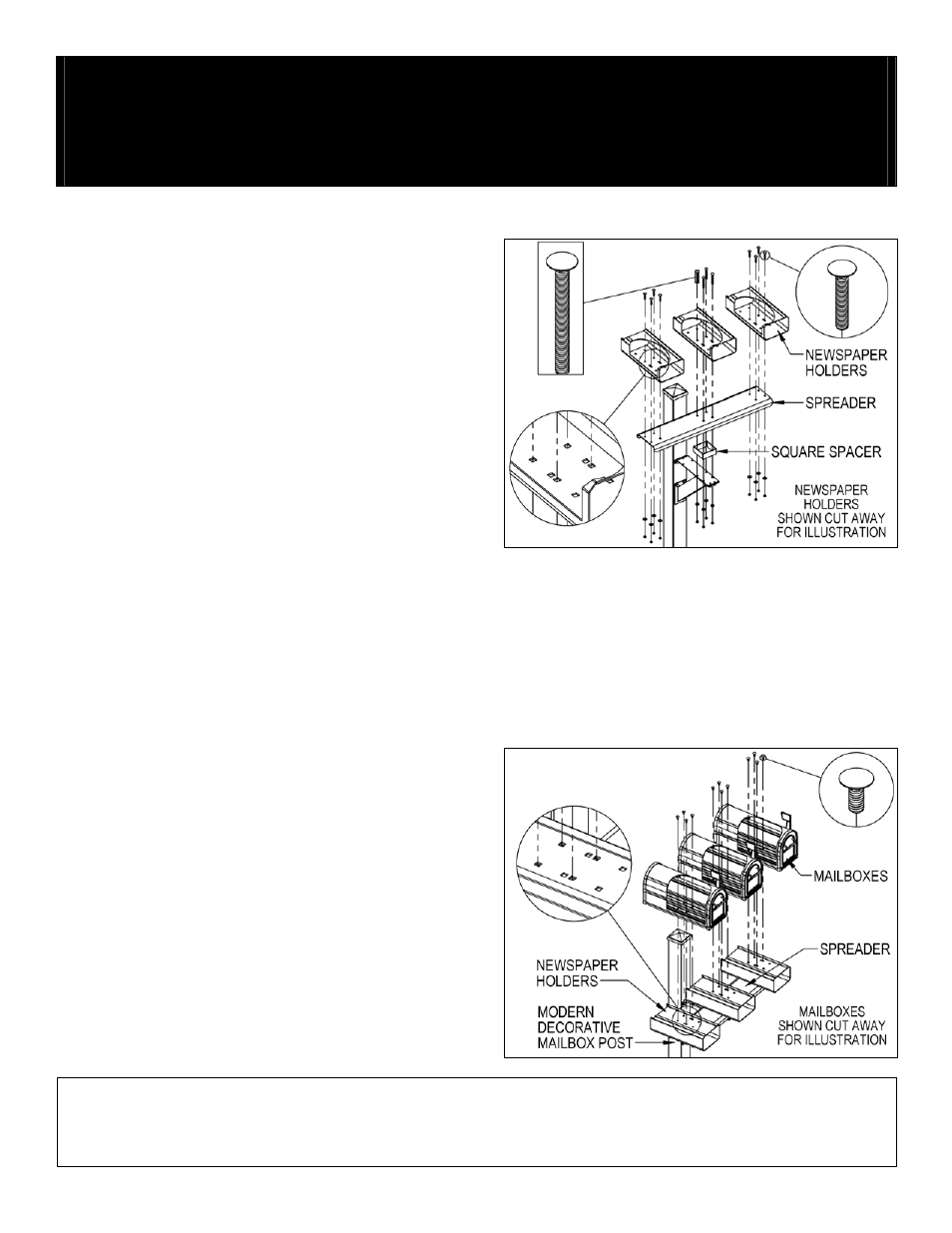 Heavy duty rural mailboxes – 4850 | Salsbury Industries 4850 Heavy Duty Rural Mailboxes 2-Wide, 3-Wide and 4-Wide Spreader & Standard Mailbox Post User Manual | Page 8 / 8