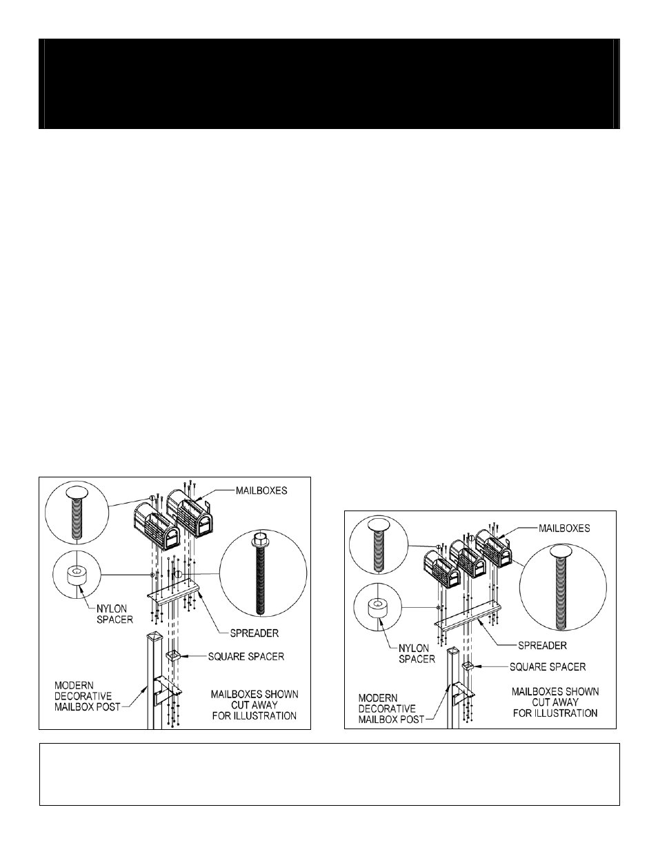Antique rural mailboxes – 4850a | Salsbury Industries 4850A Antique Rural Mailboxes Standard Mailbox Post User Manual | Page 9 / 16