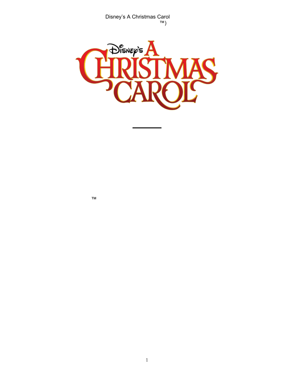 Disney Interactive Studios A Christmas Carol for Nintendo DS User Manual | 5 pages