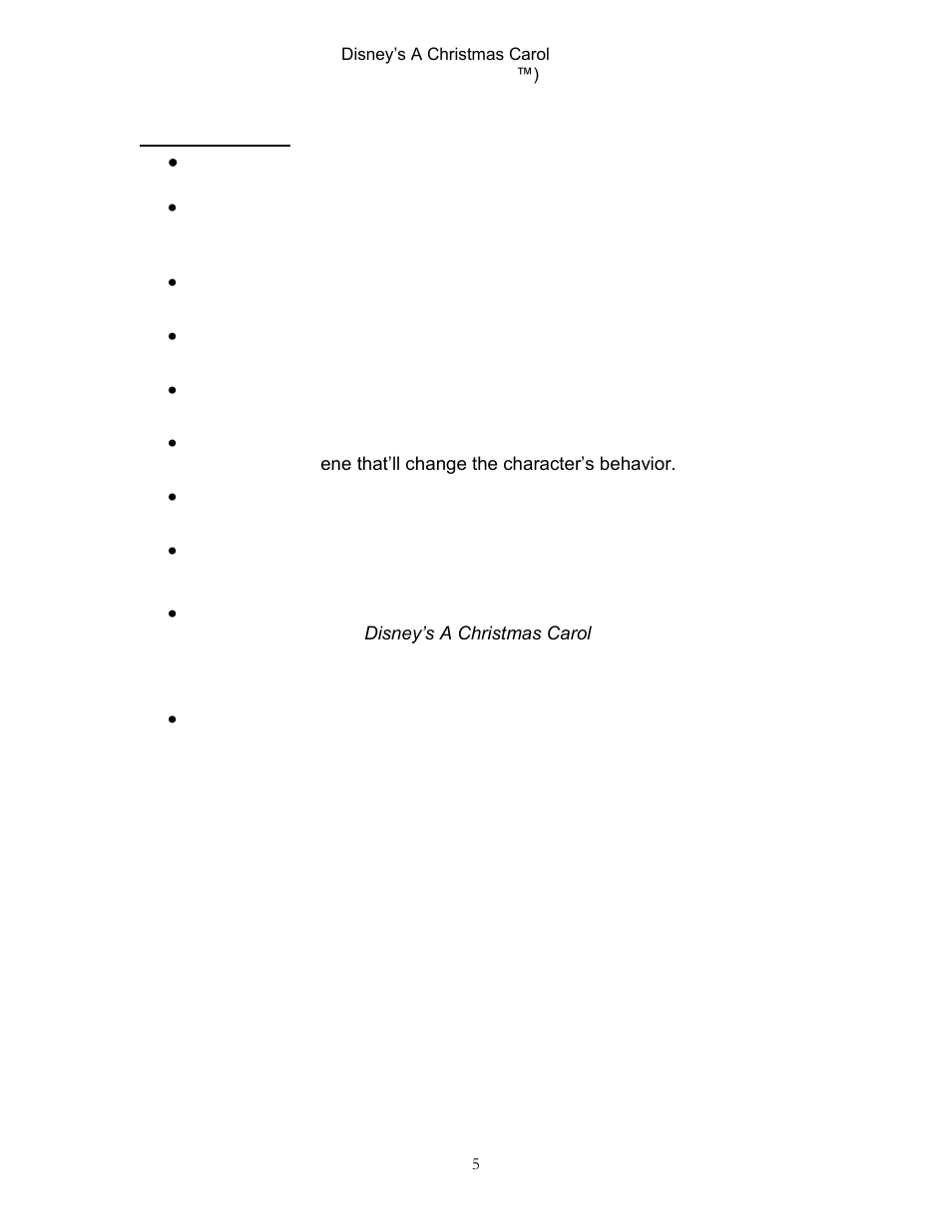 Disney Interactive Studios A Christmas Carol for Nintendo DS User Manual | Page 5 / 5