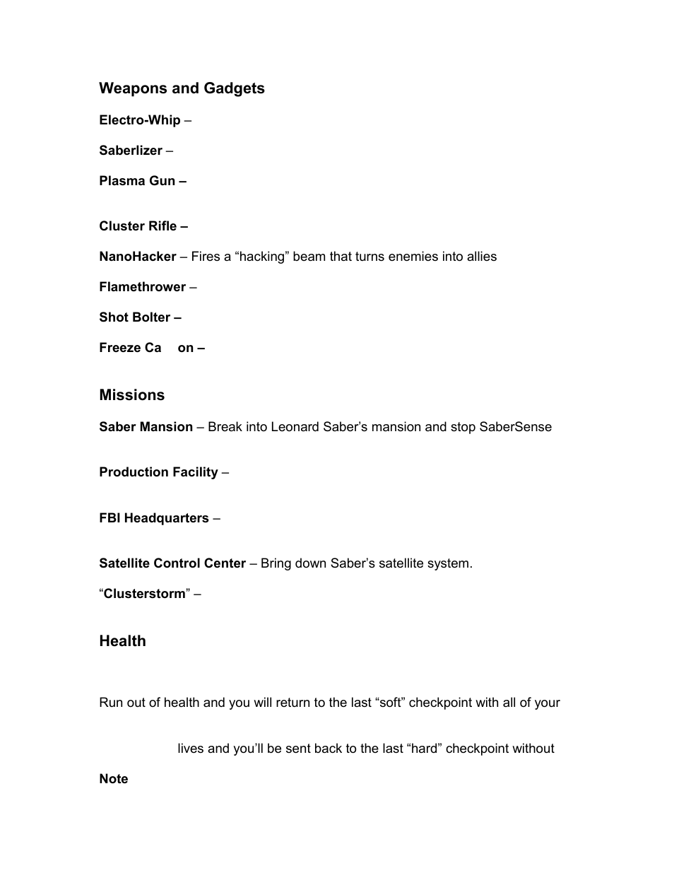 Disney Interactive Studios G-Force User Manual | Page 6 / 7