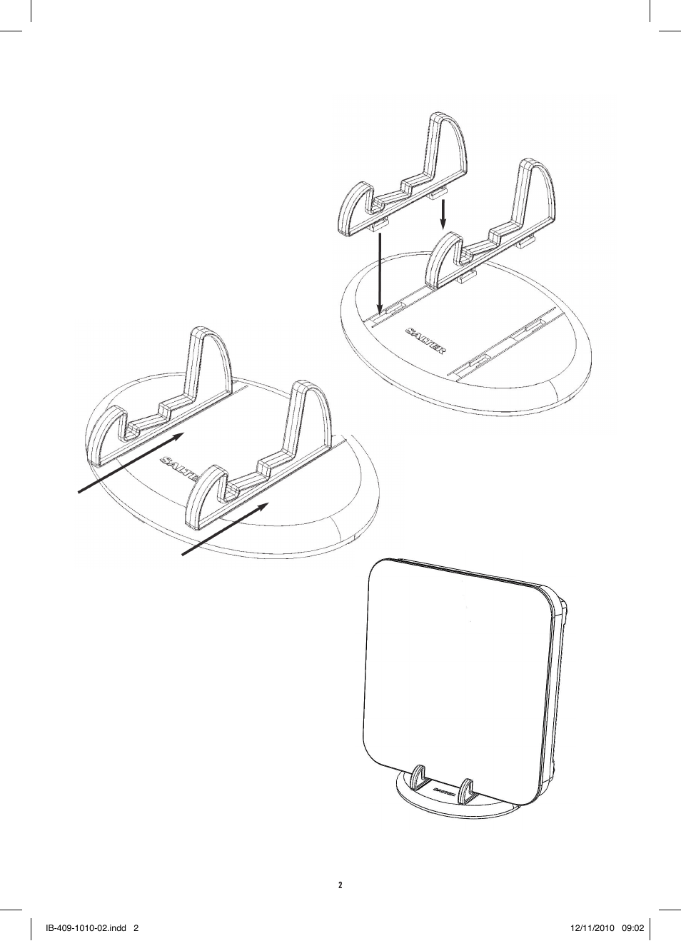 Salter 409 SVDR StowAWeigh Compact Mechanical Scale User Manual | Page 2 / 8