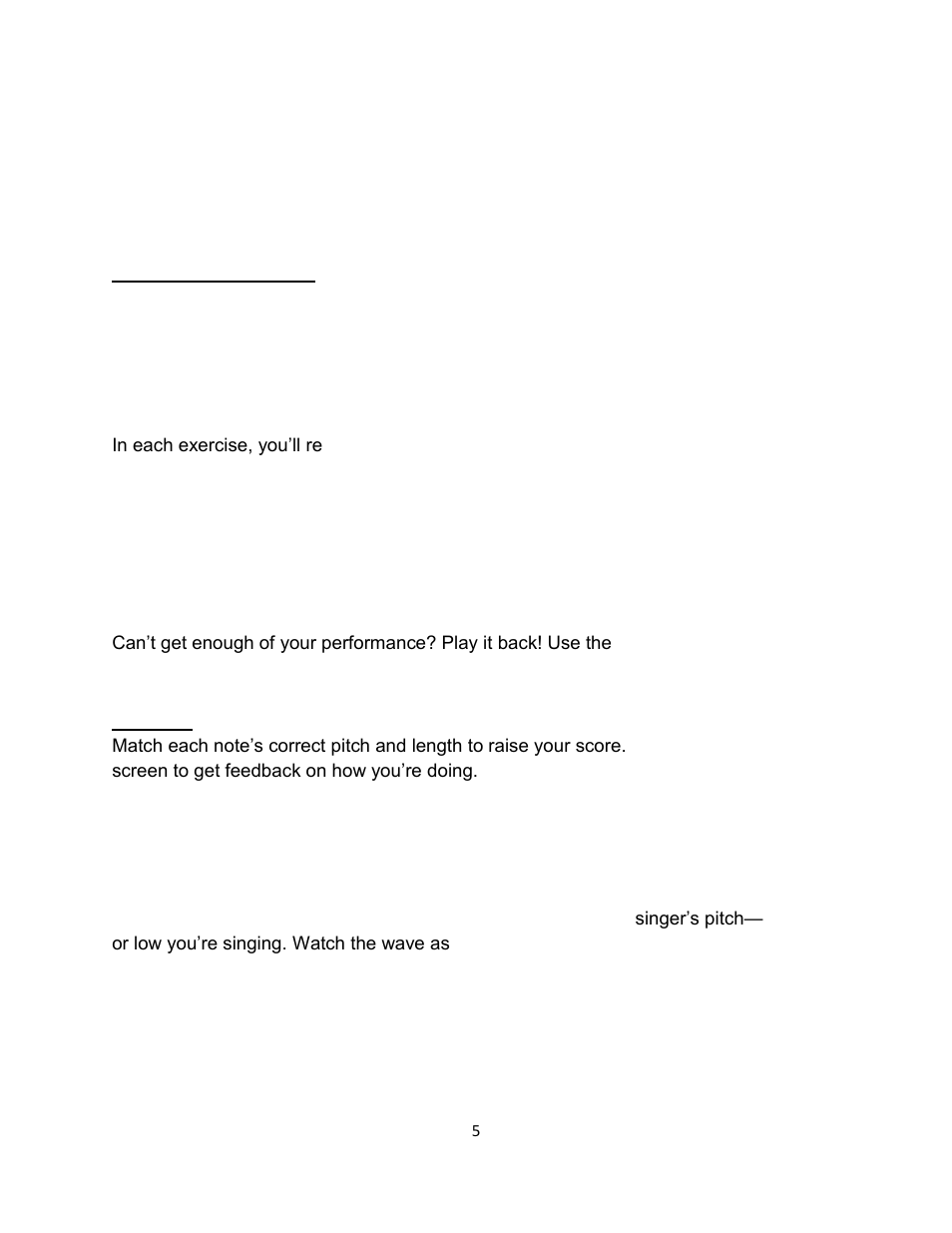 Disney Interactive Studios Sing It: Pop Hits for PLAYSTATION 3 User Manual | Page 5 / 6