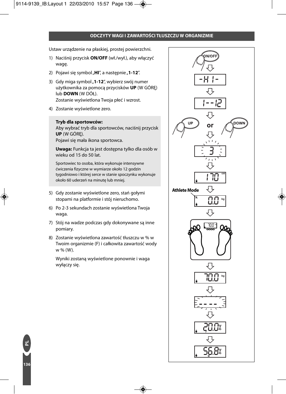 Salter 9139 WH3R Compact Analyser Scale User Manual | Page 136 / 140