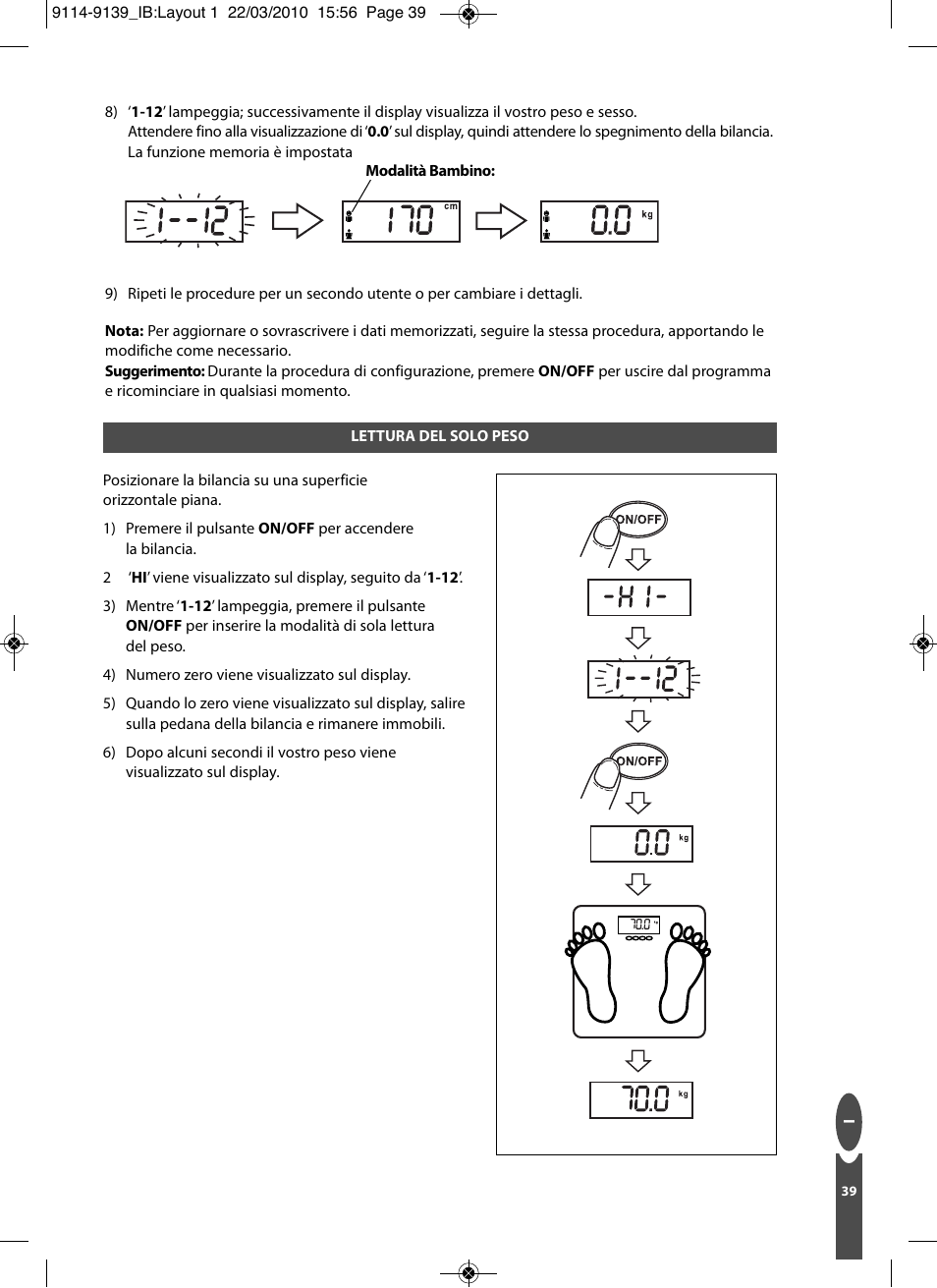 Salter 9139 WH3R Compact Analyser Scale User Manual | Page 39 / 140