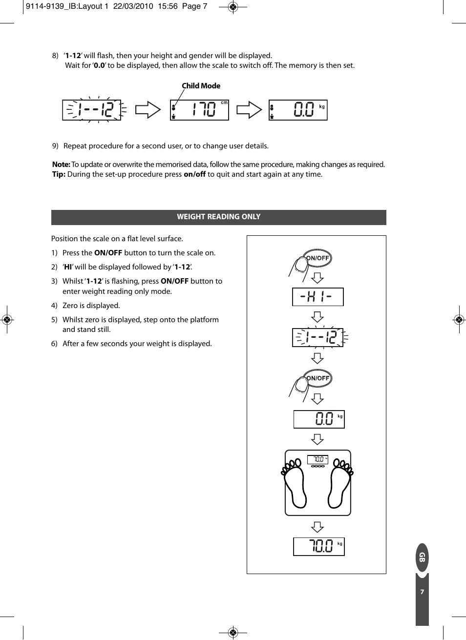 Salter 9139 WH3R Compact Analyser Scale User Manual | Page 7 / 140