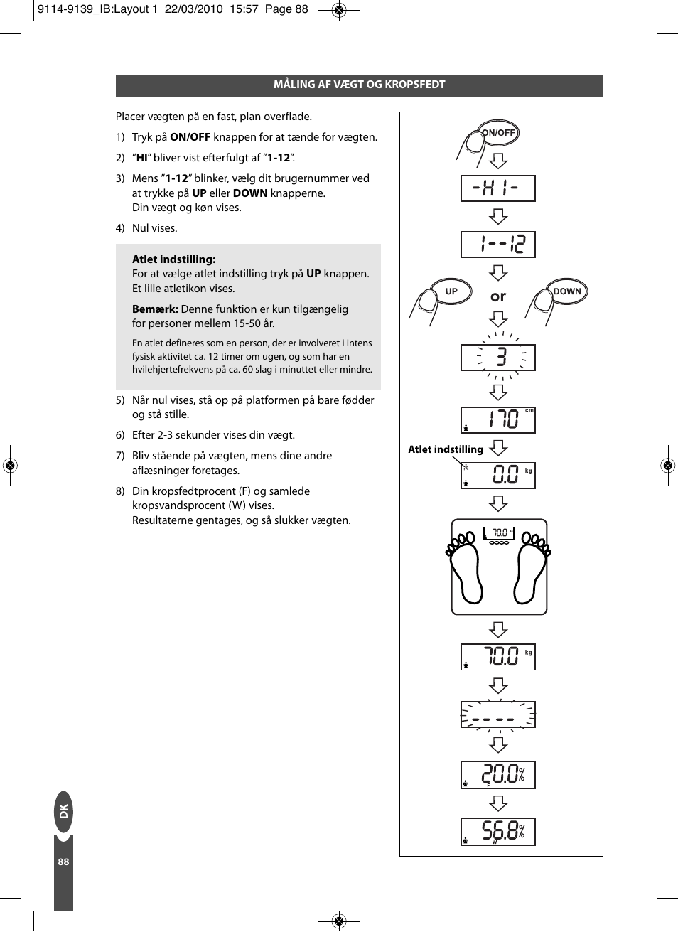 Salter 9139 WH3R Compact Analyser Scale User Manual | Page 88 / 140