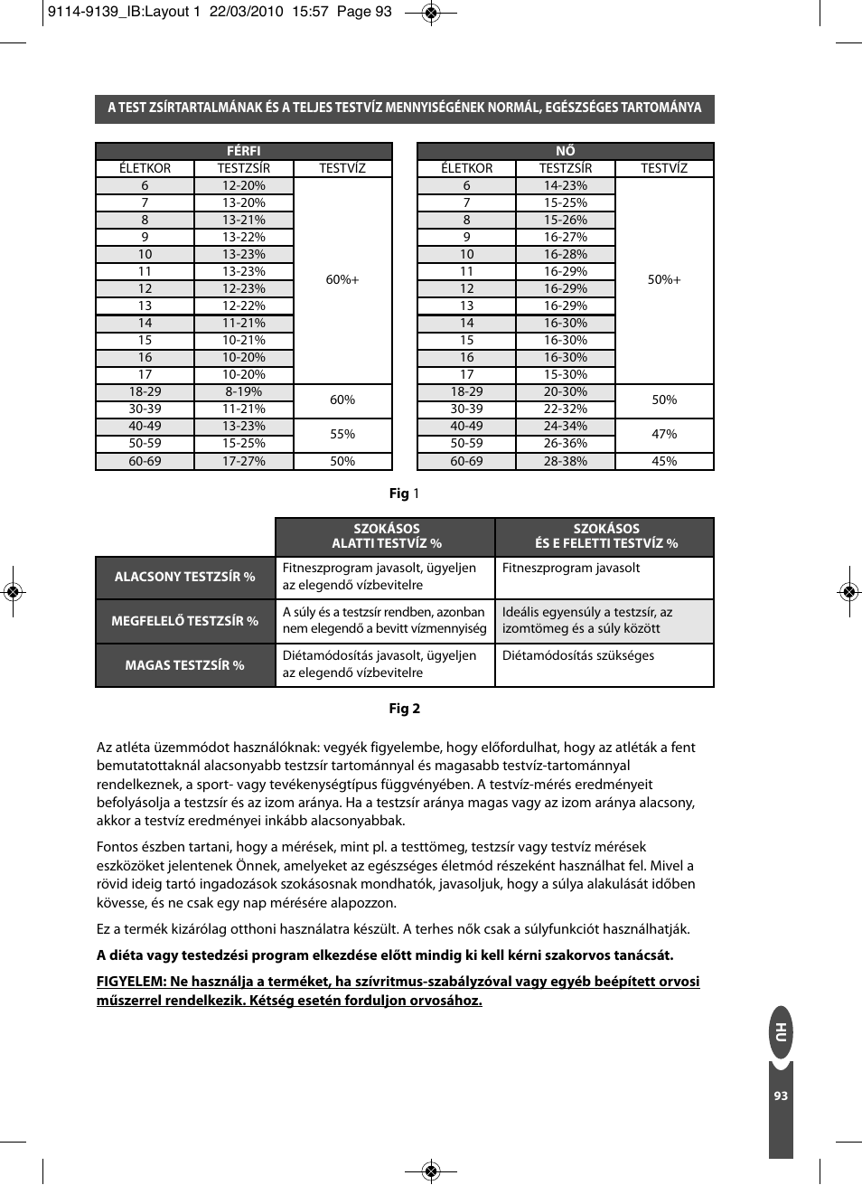 Salter 9139 WH3R Compact Analyser Scale User Manual | Page 93 / 140