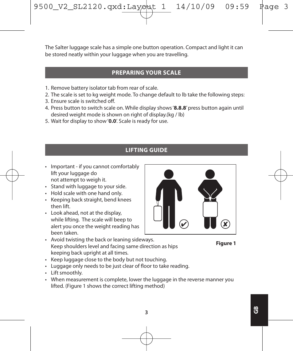 Salter 9500 BKDCTM Luggage Scale User Manual | Page 42 / 79