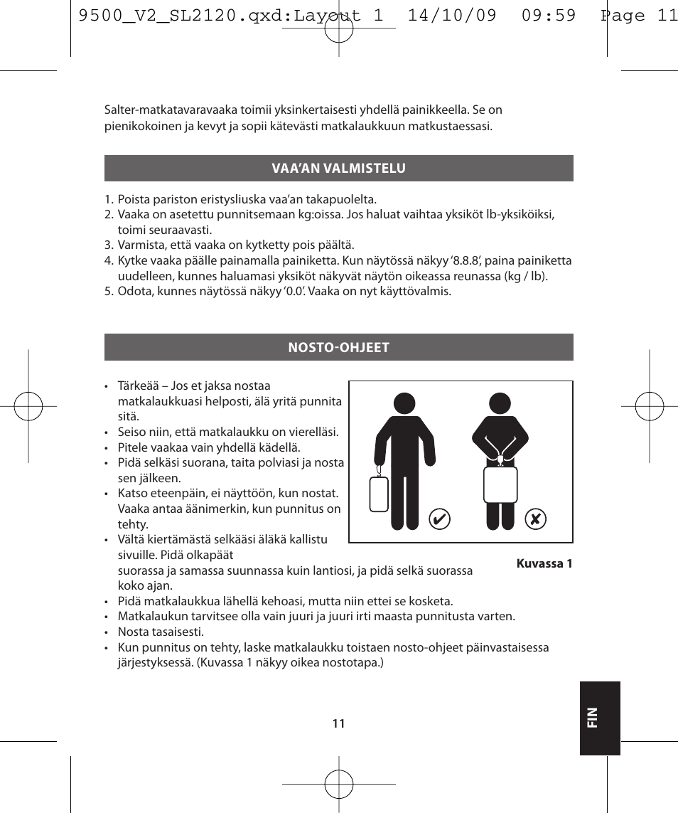 Salter 9500 BKDCTM Luggage Scale User Manual | Page 50 / 79