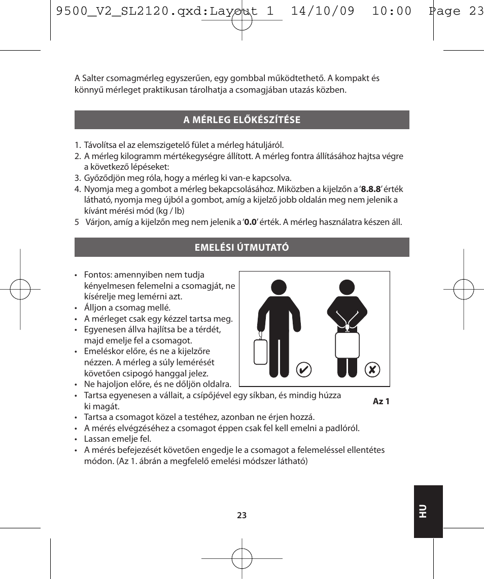 Salter 9500 BKDCTM Luggage Scale User Manual | Page 62 / 79