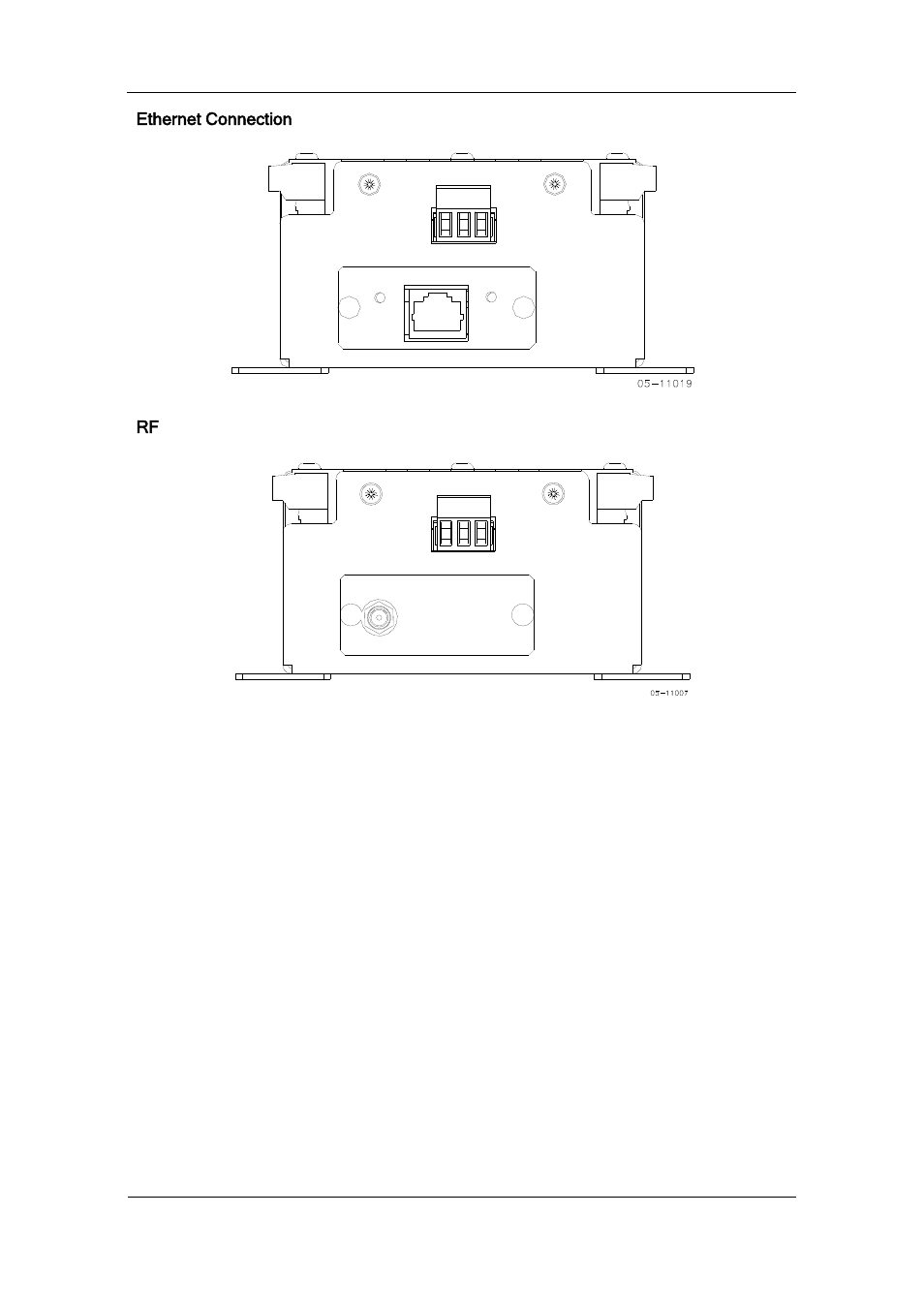 Ethernet connection, Rs485 | SATEC BFM136 User Manual | Page 19 / 70