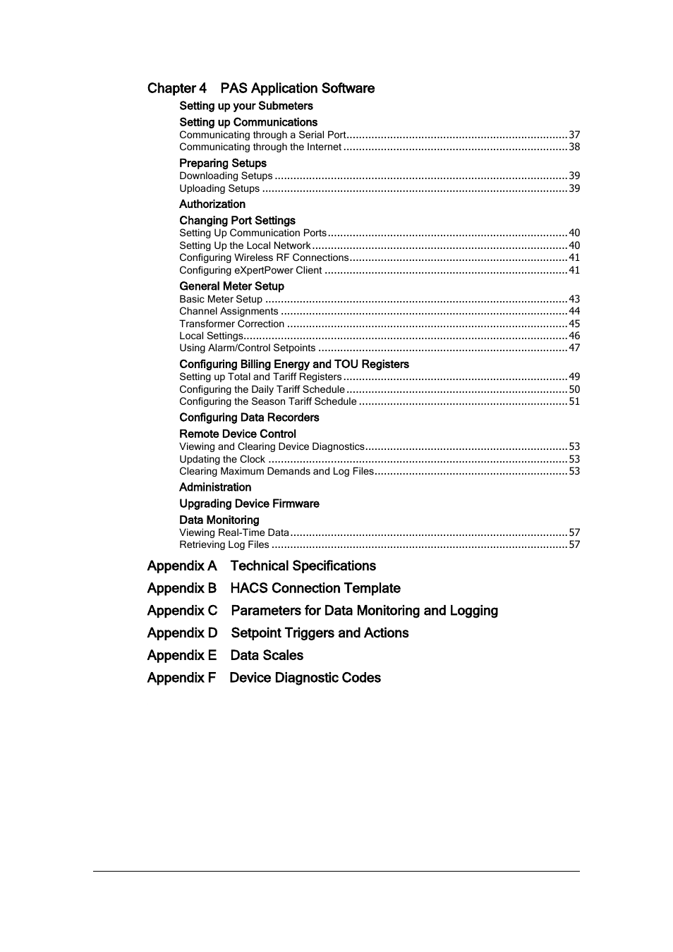 SATEC BFM136 User Manual | Page 4 / 70