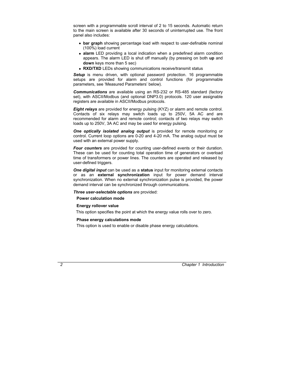 SATEC C191HM User Manual | Page 11 / 63