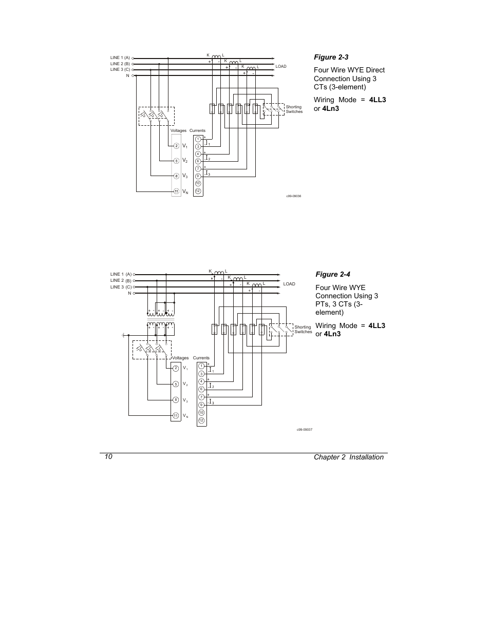 Chapter 2 installation 10 | SATEC C191HM User Manual | Page 19 / 63