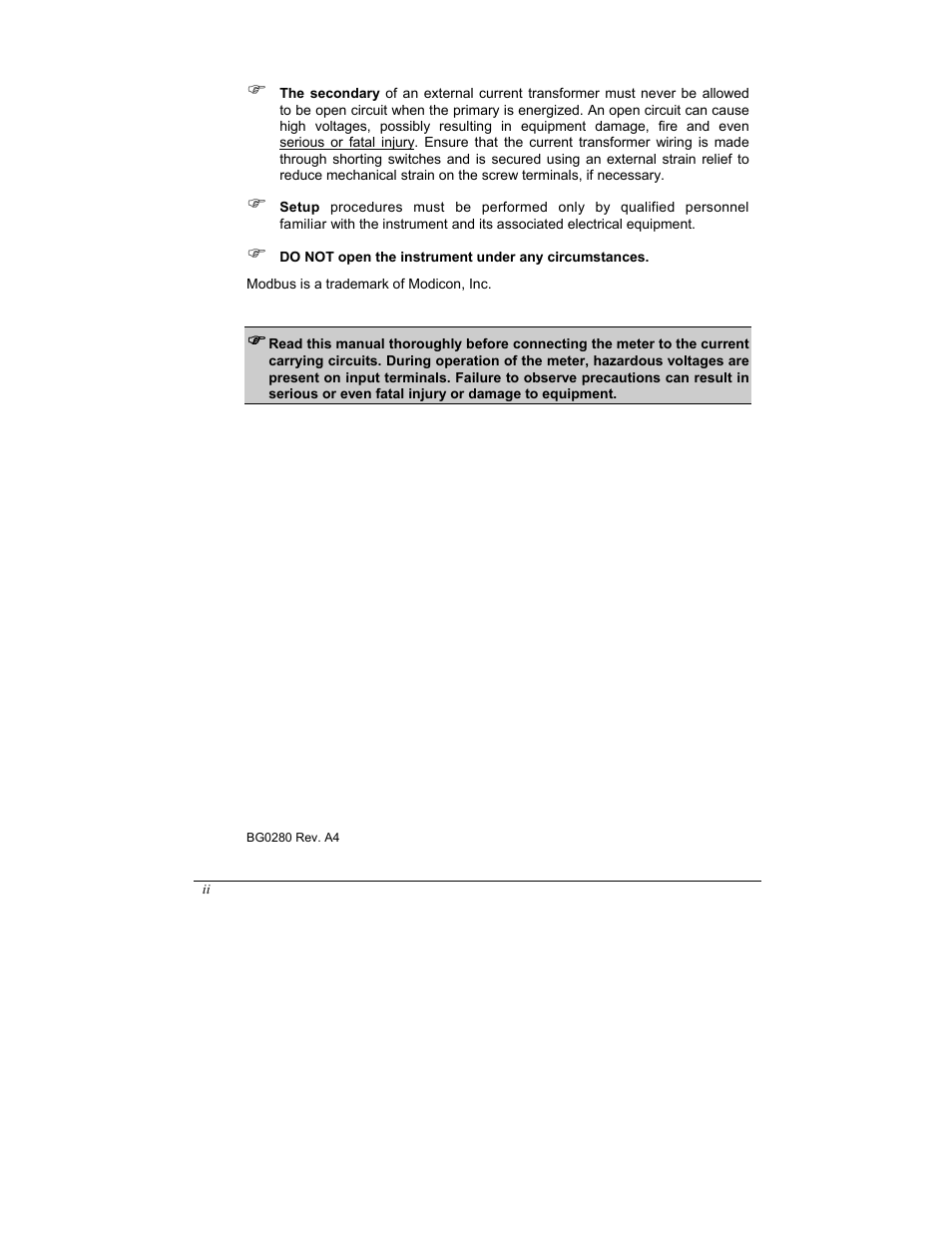 SATEC C191HM User Manual | Page 5 / 63