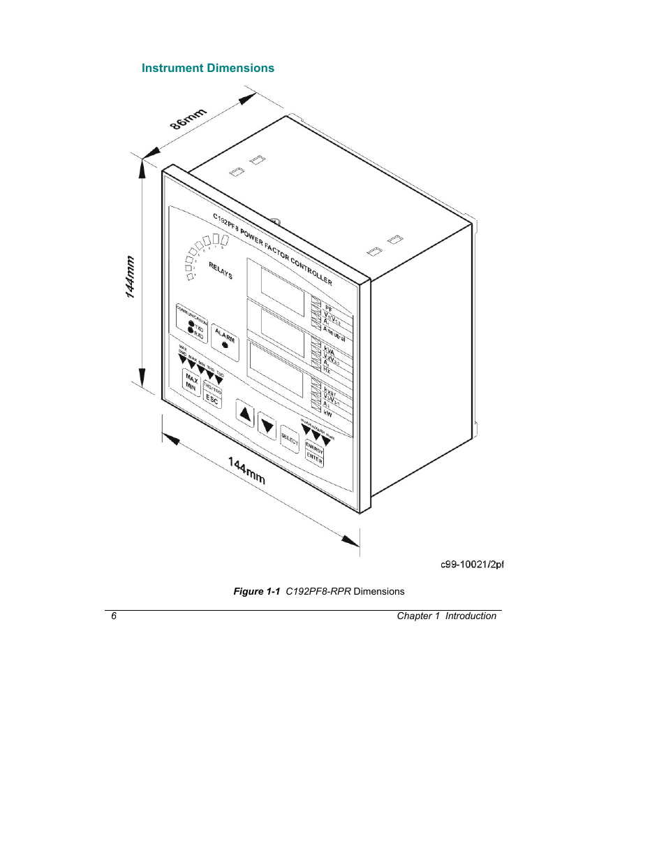 SATEC C192PF8-RPR User Manual | Page 11 / 75