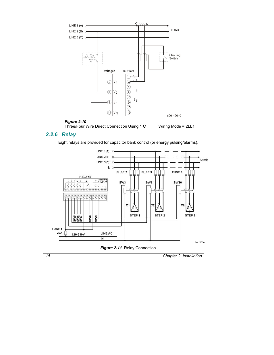 6 relay | SATEC C192PF8-RPR User Manual | Page 19 / 75