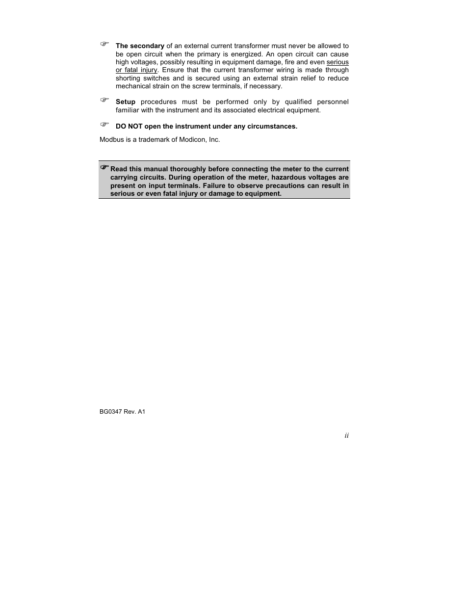SATEC C192PF8-RPR User Manual | Page 4 / 75