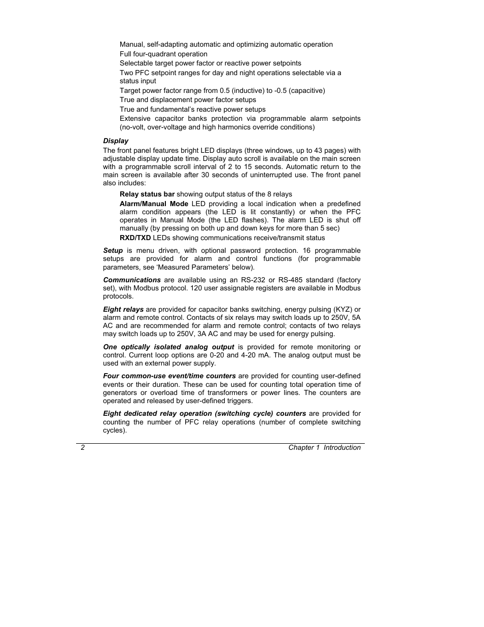 SATEC C192PF8-RPR User Manual | Page 7 / 75