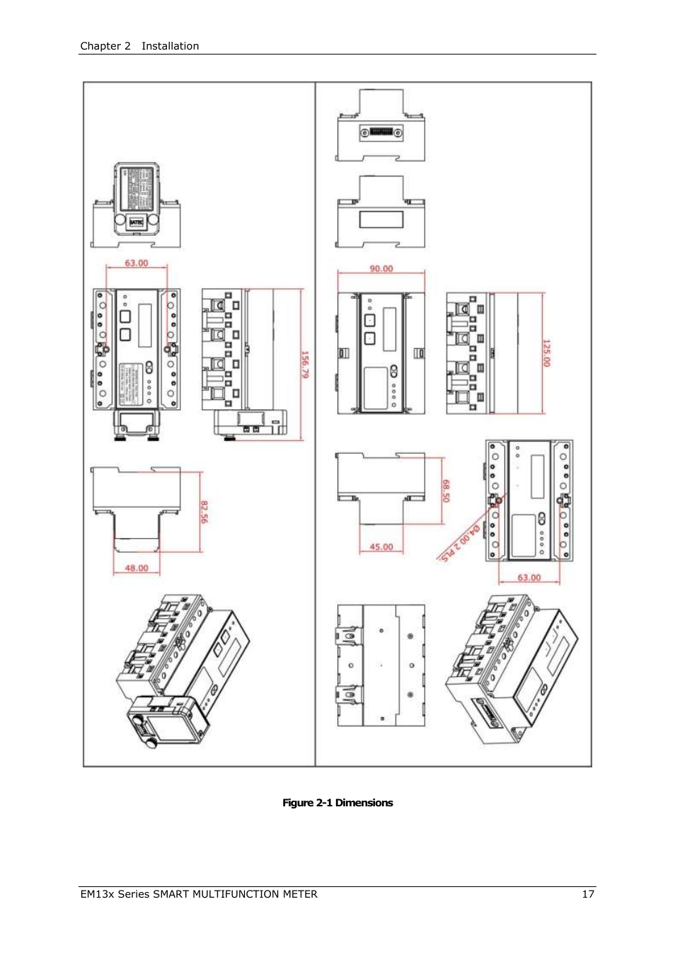 SATEC EM132-133 Manual User Manual | Page 17 / 152