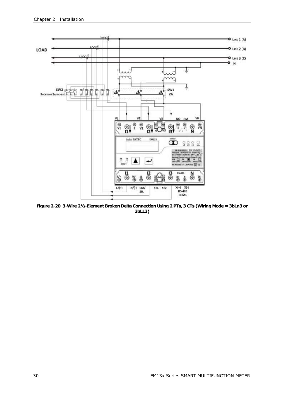 SATEC EM132-133 Manual User Manual | Page 30 / 152