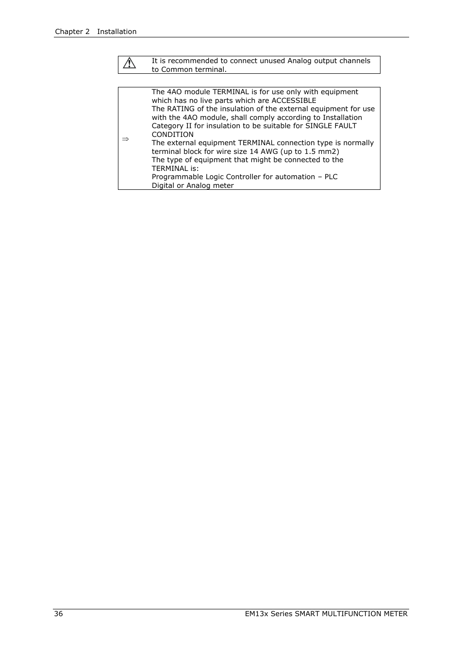 SATEC EM132-133 Manual User Manual | Page 36 / 152