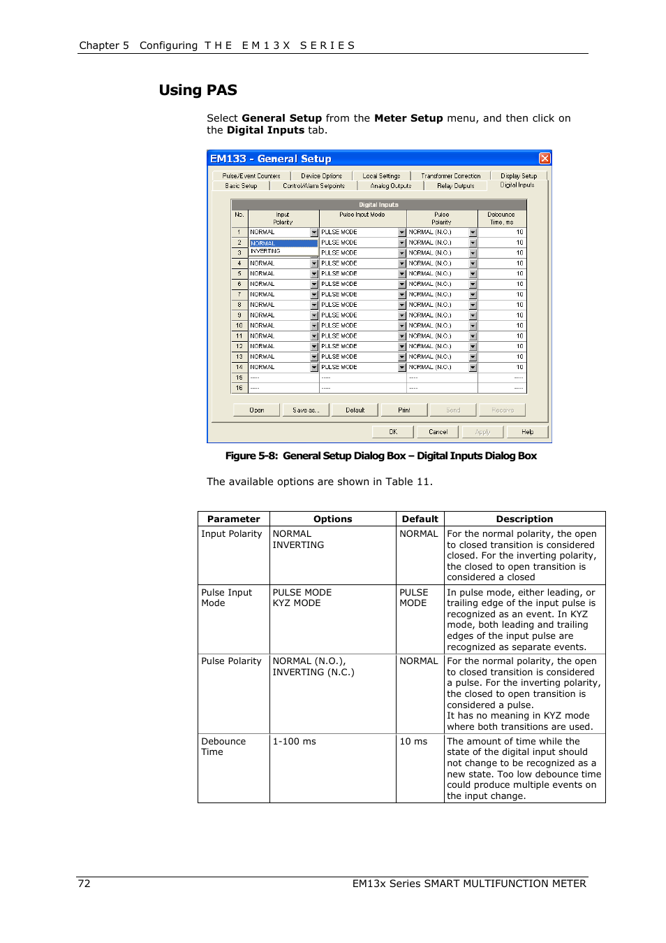 Using pas | SATEC EM132-133 Manual User Manual | Page 72 / 152