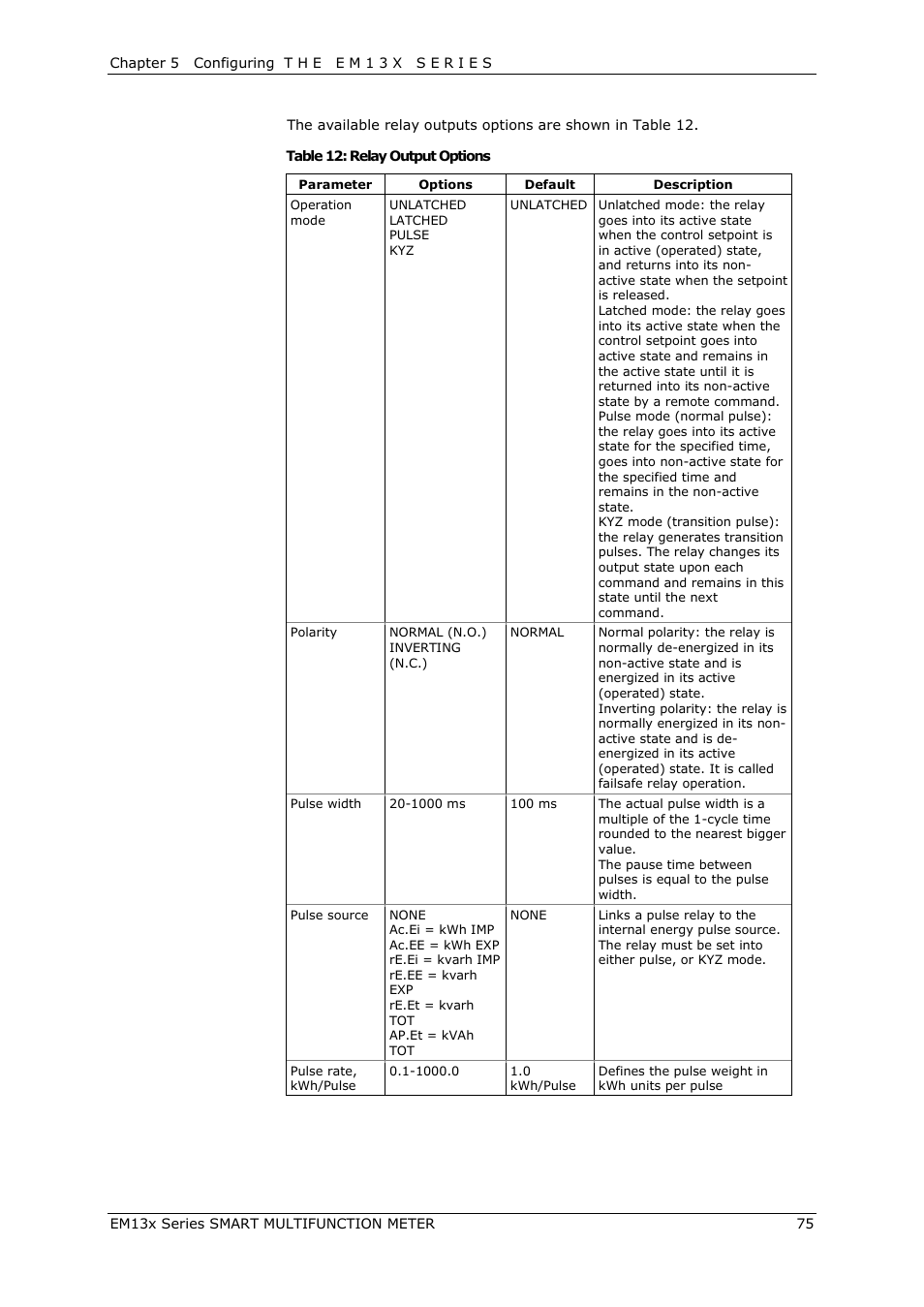SATEC EM132-133 Manual User Manual | Page 75 / 152