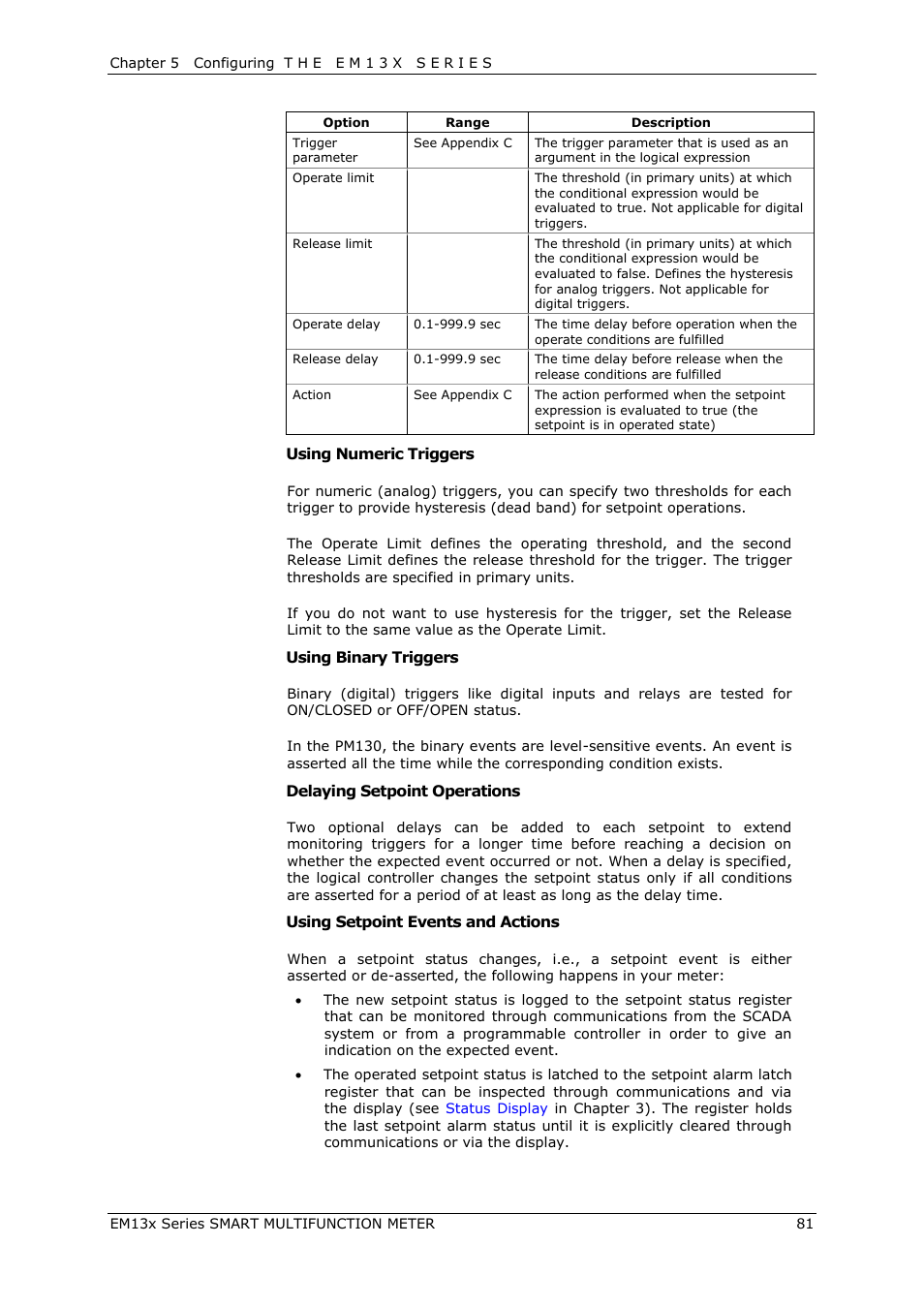 SATEC EM132-133 Manual User Manual | Page 81 / 152