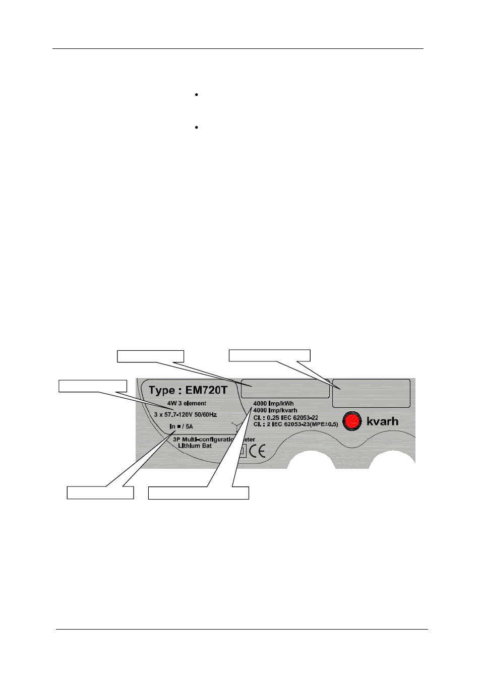 Em720 models, Supplemental documents, Meter nameplate | SATEC EM720 Operation Manual User Manual | Page 13 / 218