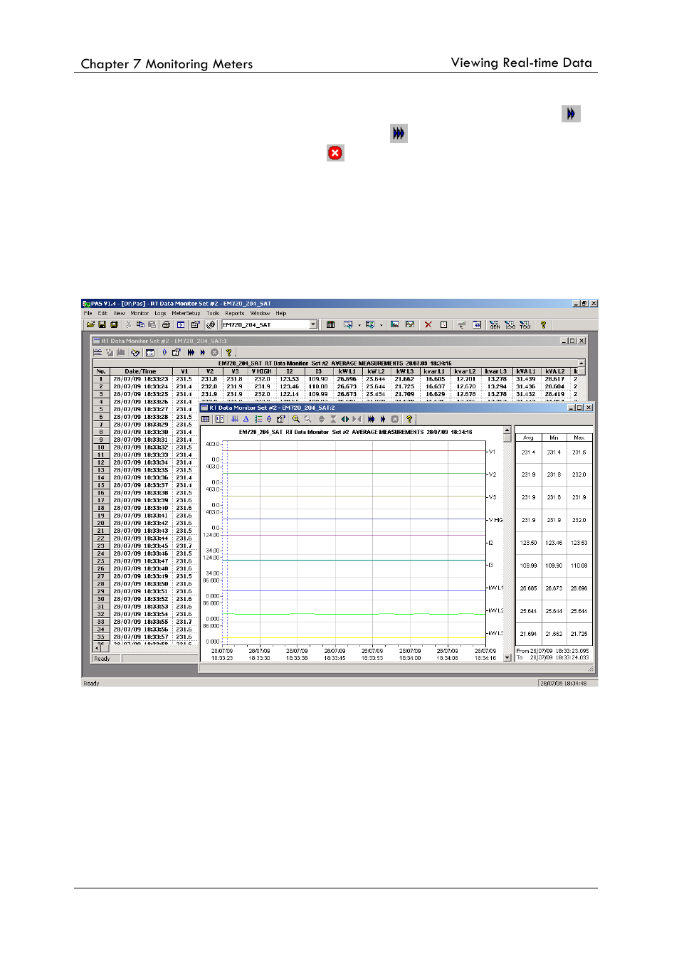Polling devices, Polling options, Chapter 7 | Monitoring meters, Viewing real-time data | SATEC EM720 Operation Manual User Manual | Page 138 / 218
