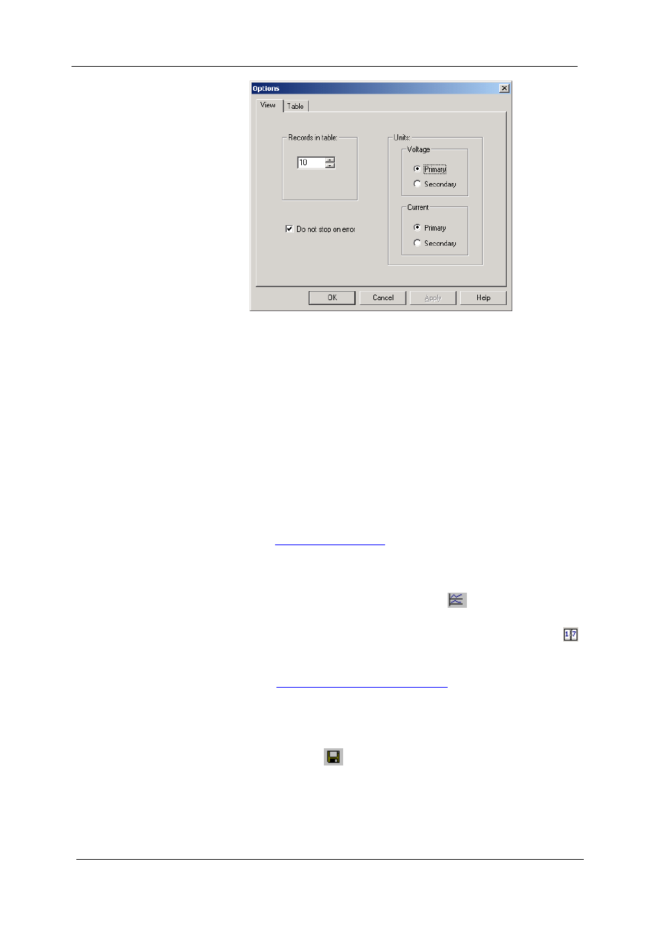 Viewing a data table, Viewing data trend, Saving data to a file | SATEC EM720 Operation Manual User Manual | Page 139 / 218