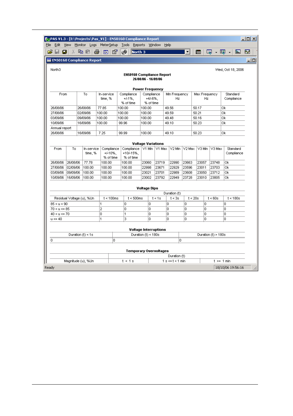 Selecting the time range | SATEC EM720 Operation Manual User Manual | Page 172 / 218