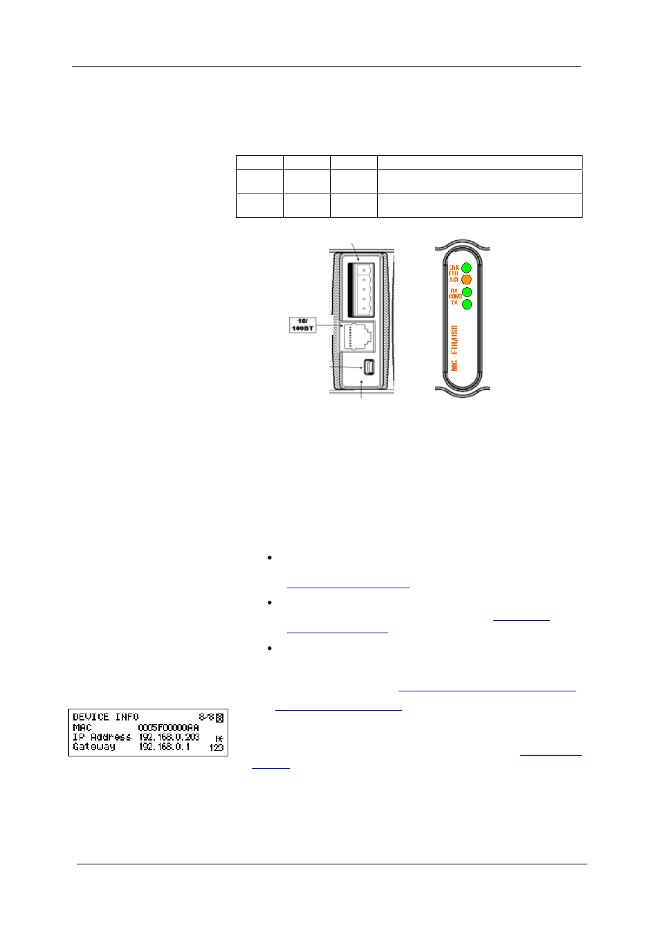 Ethernet connection | SATEC EM720 Operation Manual User Manual | Page 27 / 218