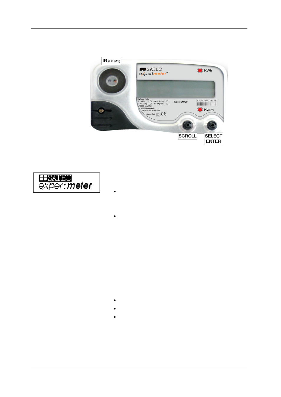 Using front display, Display operations, Navigation buttons | Chapter 3, In chapter 3 for buttons location and, Chapter 3 using front display | SATEC EM720 Operation Manual User Manual | Page 30 / 218