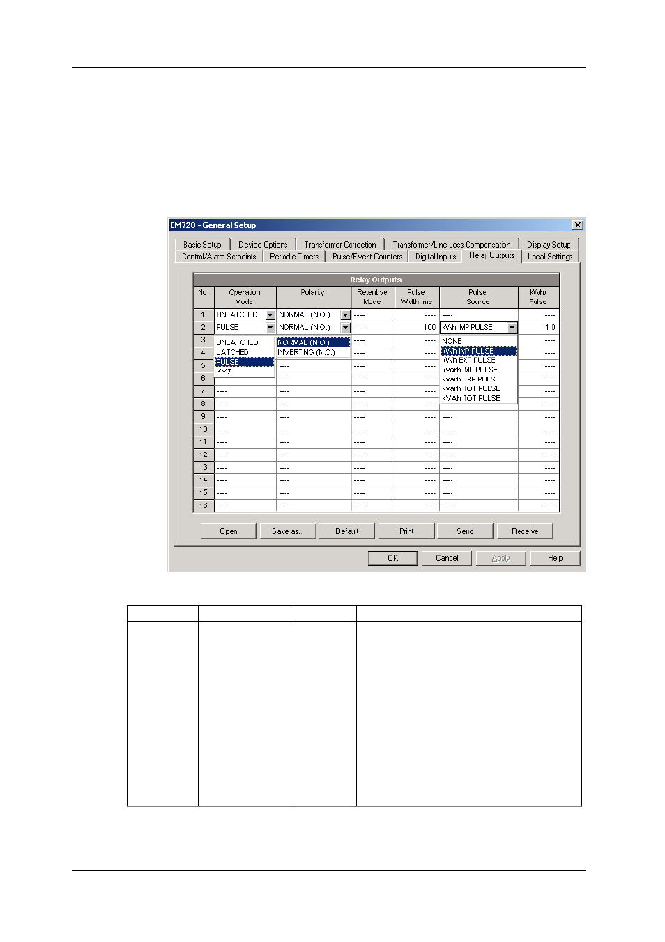 Configuring relay outputs, In chapter 5 on | SATEC EM720 Operation Manual User Manual | Page 84 / 218
