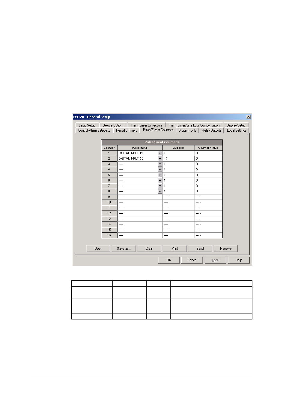 Using counters | SATEC EM720 Operation Manual User Manual | Page 86 / 218