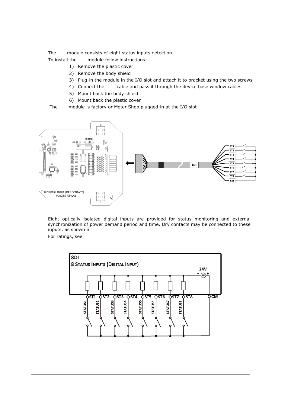 Optional i/o modules | SATEC EM920 Installation Manual User Manual | Page 19 / 37