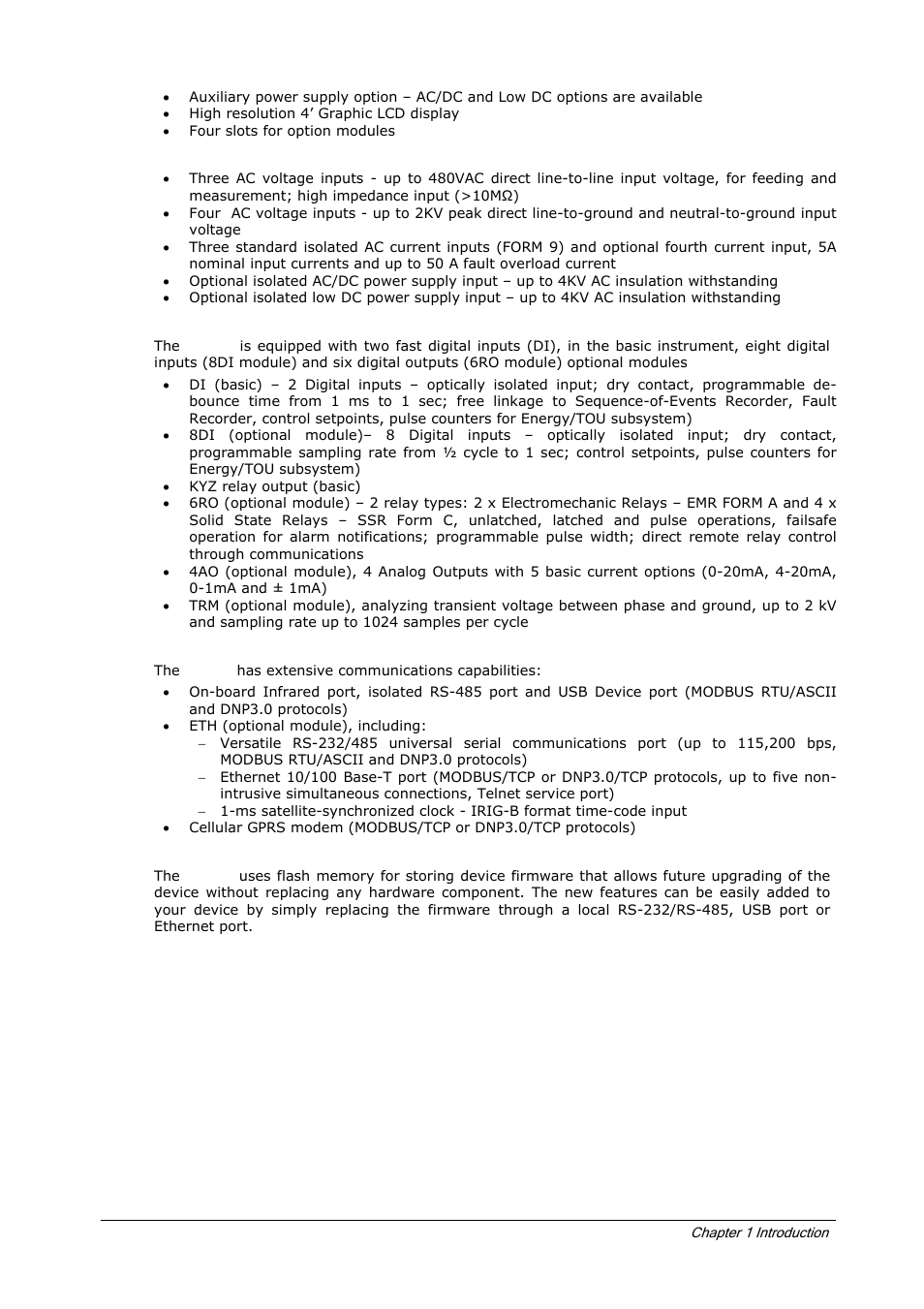 SATEC EM920 Installation Manual User Manual | Page 8 / 37